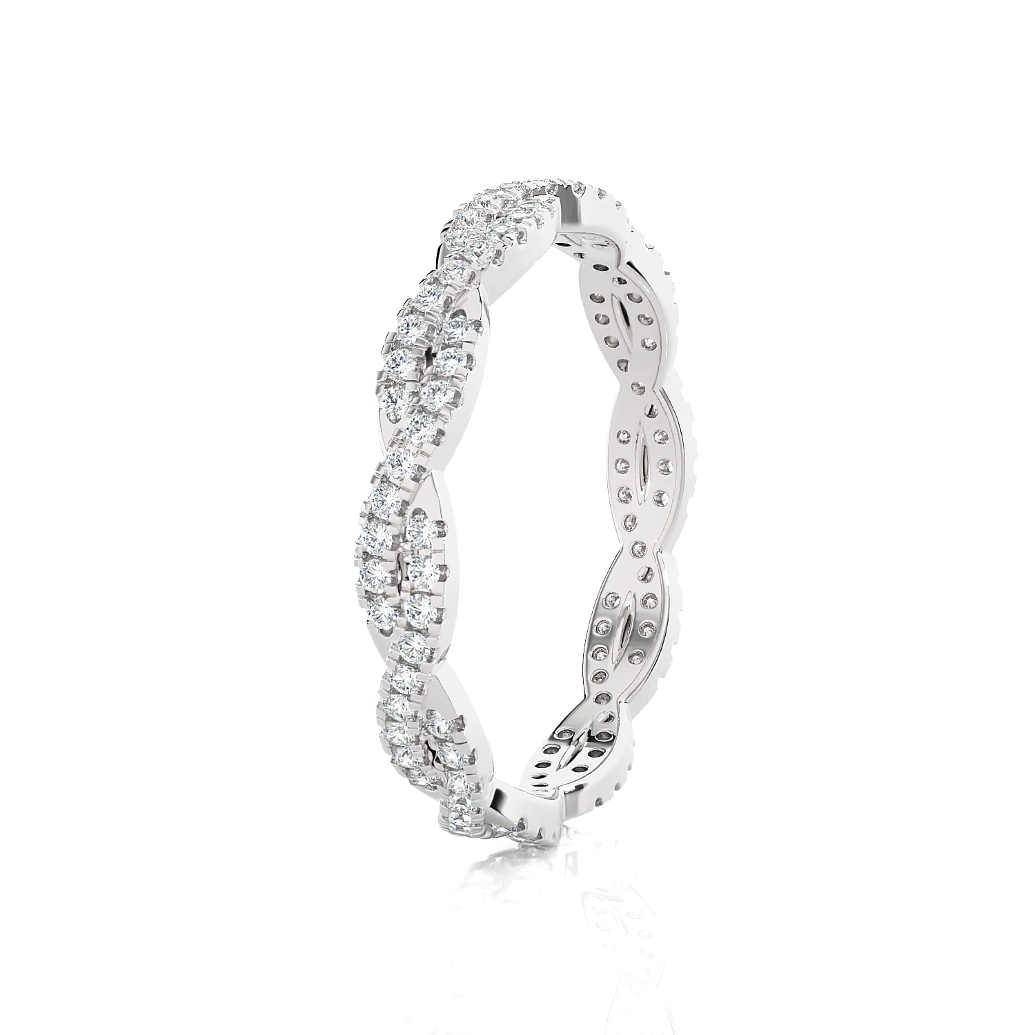 1/2 ctw Round Lab Grown Diamond Anniversary Ring