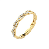 1/2 ctw Round Lab Grown Diamond Anniversary Ring