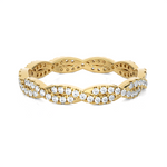 1/2 ctw Round Lab Grown Diamond Anniversary Ring