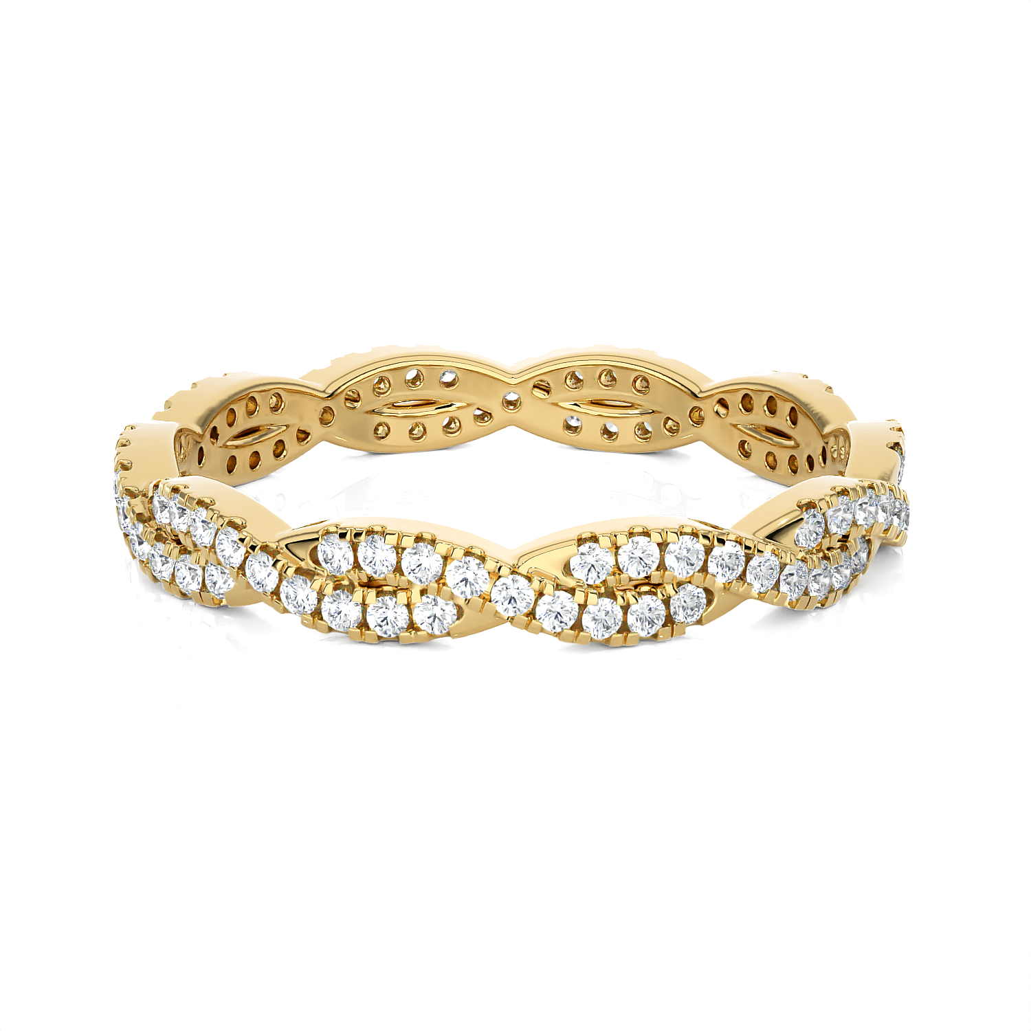 1/2 ctw Round Lab Grown Diamond Anniversary Ring