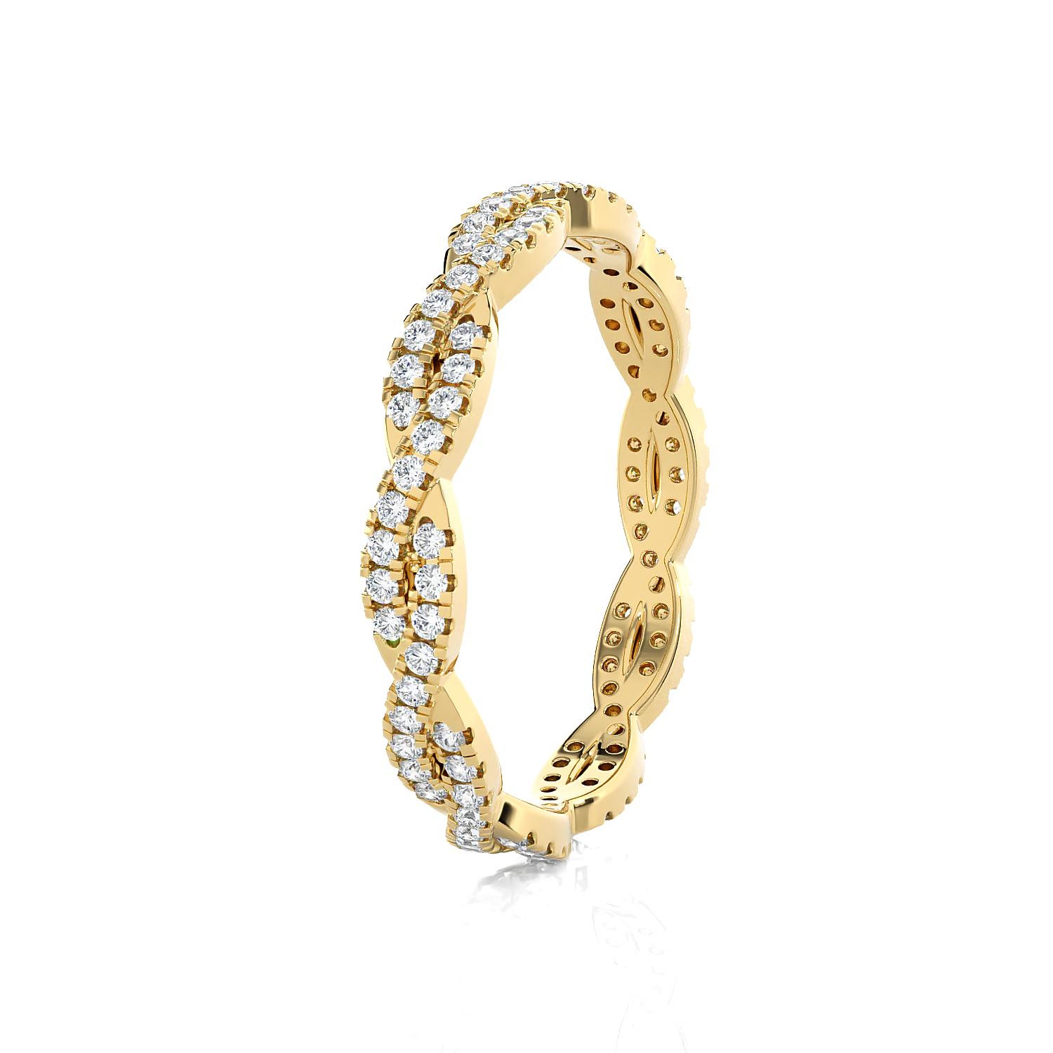 1/2 ctw Round Lab Grown Diamond Anniversary Ring