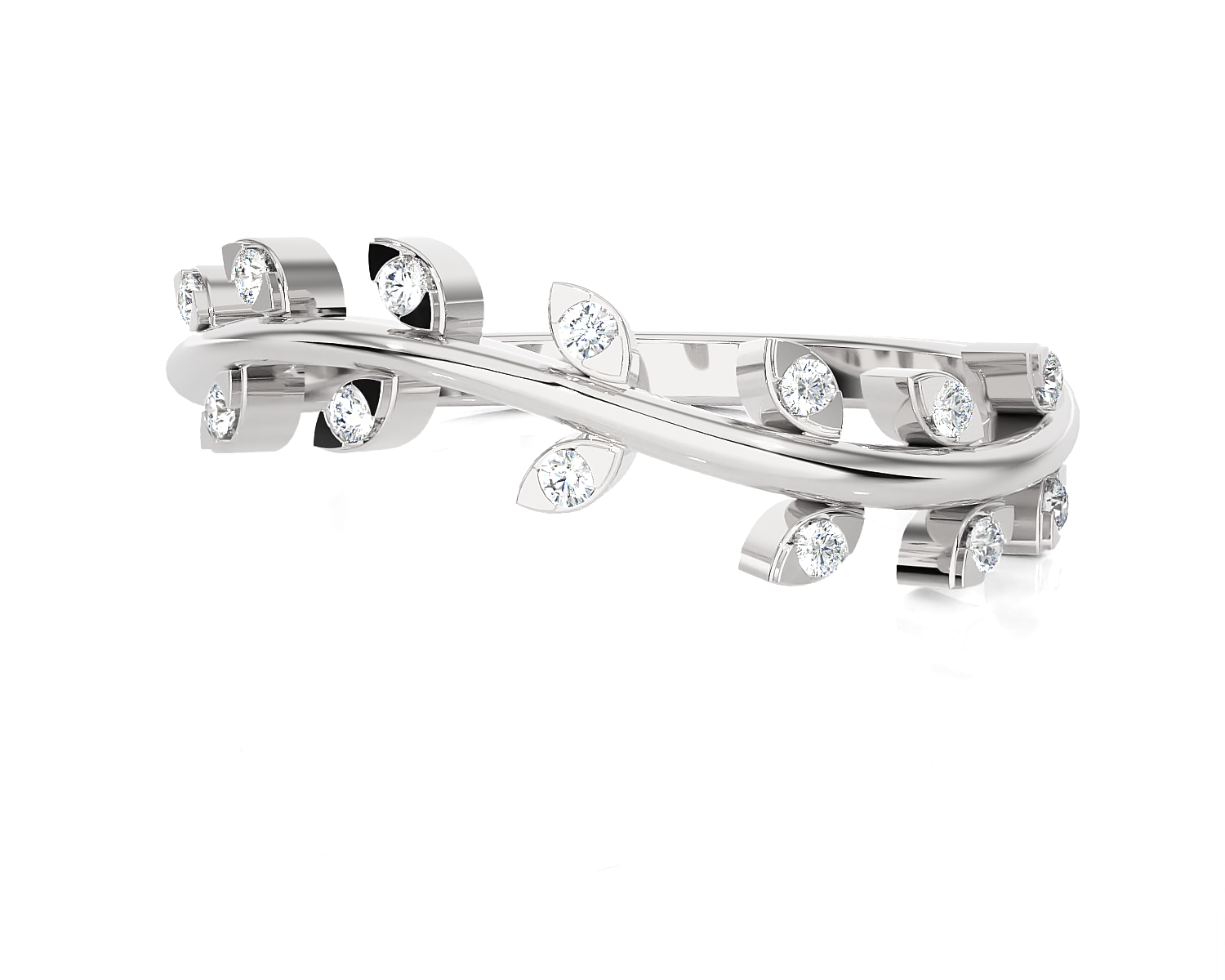 1/10 ctw Round Lab Grown Diamond Ring