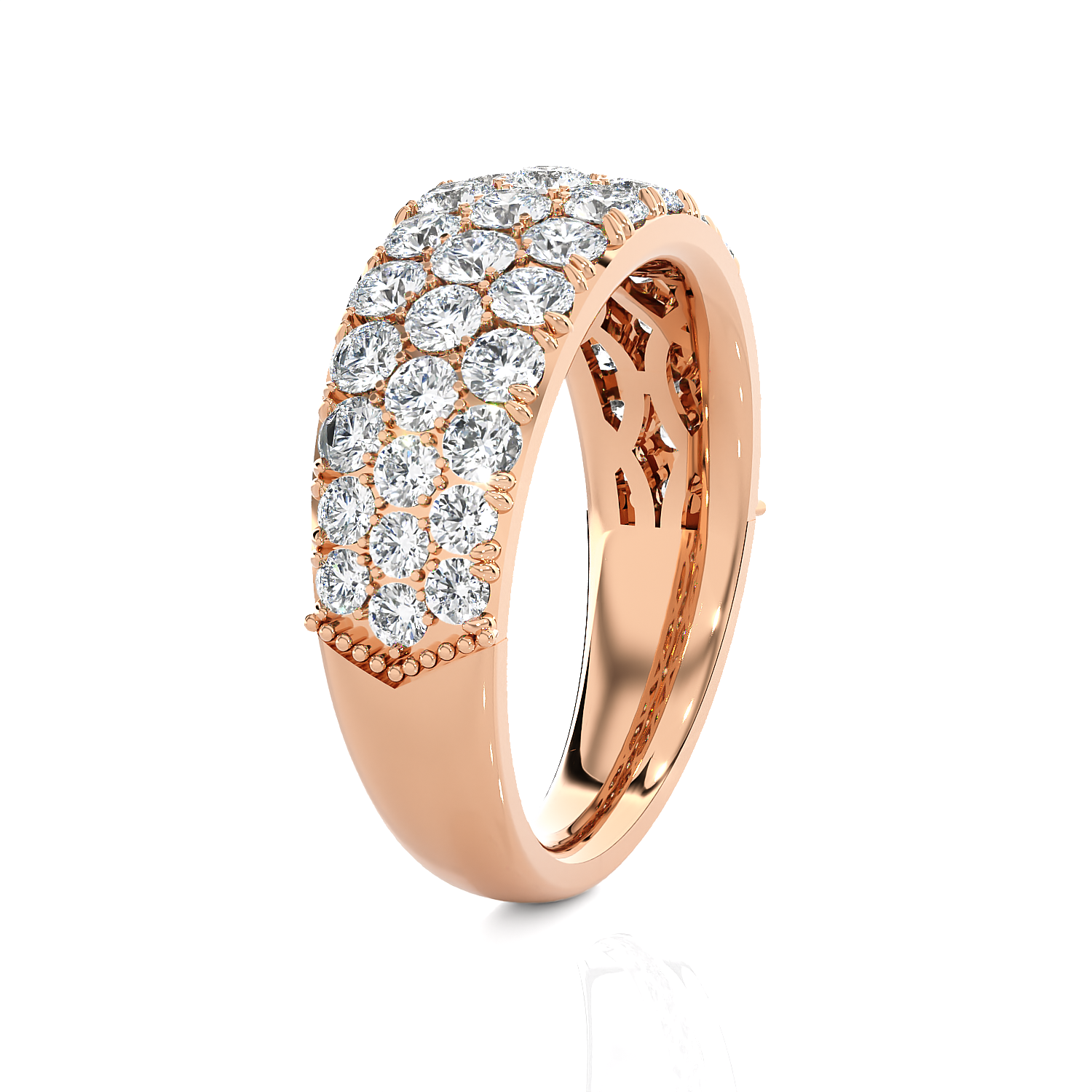 2 ctw Round Lab Grown Diamond Anniversary Ring
