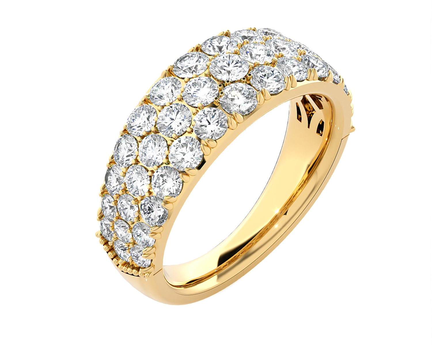 2 ctw Round Lab Grown Diamond Anniversary Ring