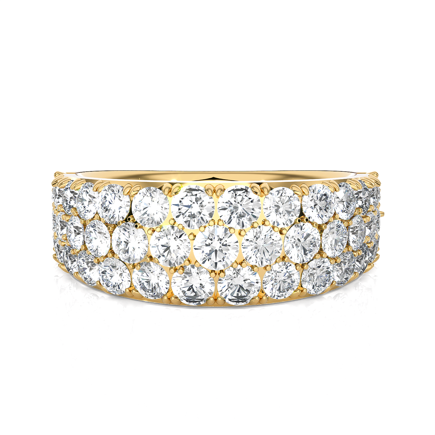 2 ctw Round Lab Grown Diamond Anniversary Ring