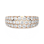 1 1/2 ctw Round Lab Grown Diamond Anniversary Ring