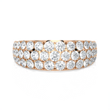 1 1/2 ctw Round Lab Grown Diamond Anniversary Ring