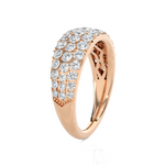 1 1/2 ctw Round Lab Grown Diamond Anniversary Ring