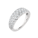 1 1/2 ctw Round Lab Grown Diamond Anniversary Ring