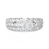 1 1/2 ctw Round Lab Grown Diamond Anniversary Ring