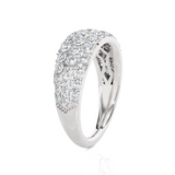1 1/2 ctw Round Lab Grown Diamond Anniversary Ring