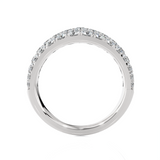 1 1/2 ctw Round Lab Grown Diamond Anniversary Ring