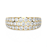 1 1/2 ctw Round Lab Grown Diamond Anniversary Ring