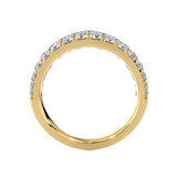 1 1/2 ctw Round Lab Grown Diamond Anniversary Ring