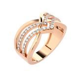 3/8 ctw Round Lab Grown Diamond Ring