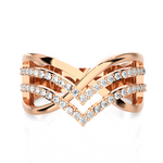 3/8 ctw Round Lab Grown Diamond Ring