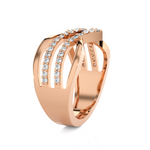 3/8 ctw Round Lab Grown Diamond Ring