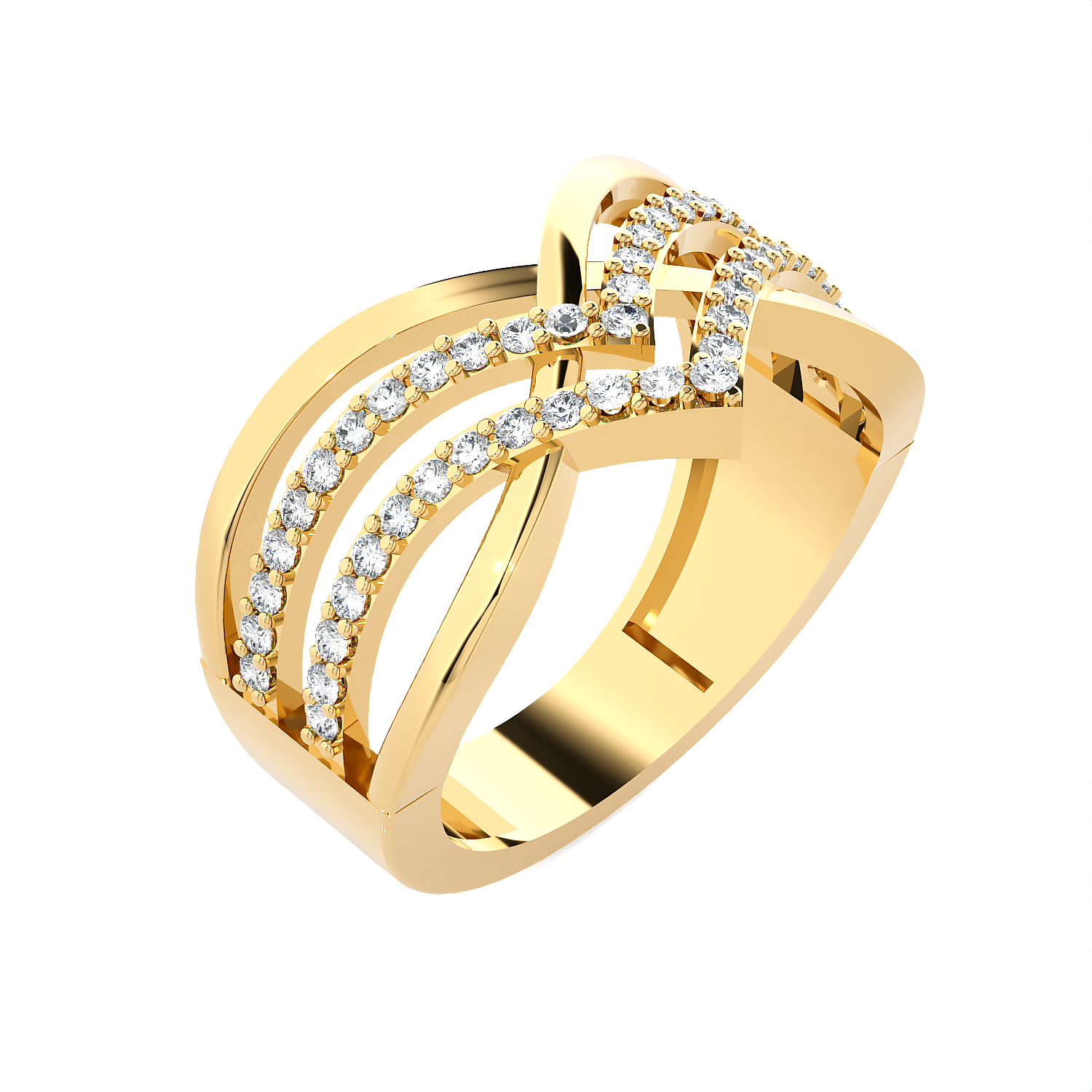 3/8 ctw Round Lab Grown Diamond Ring