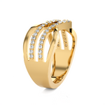 3/8 ctw Round Lab Grown Diamond Ring