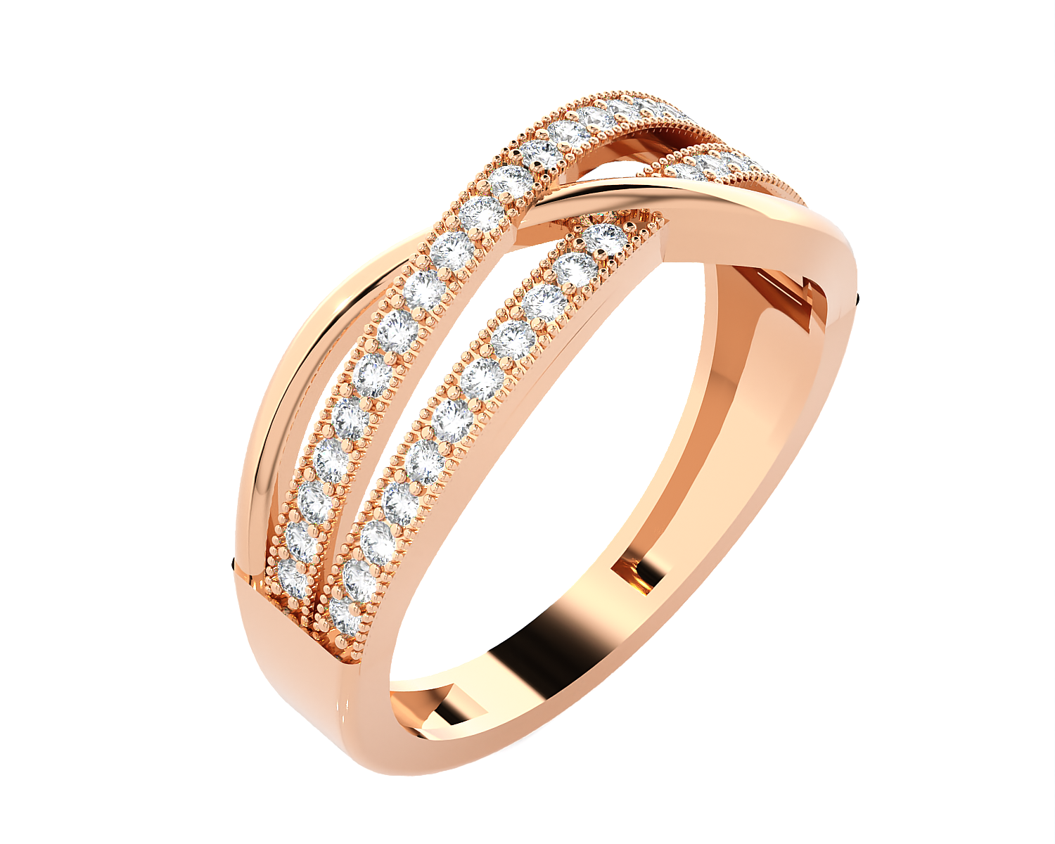1/3 ctw Round Lab Grown Diamond Ring