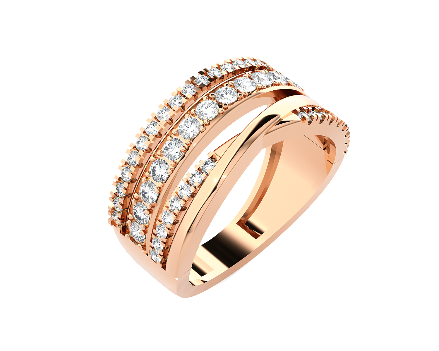3/4 ctw Round Lab Grown Diamond Ring