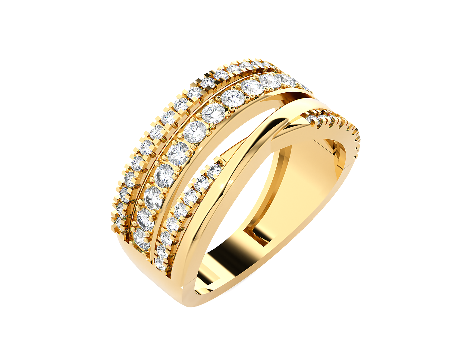 3/4 ctw Round Lab Grown Diamond Ring