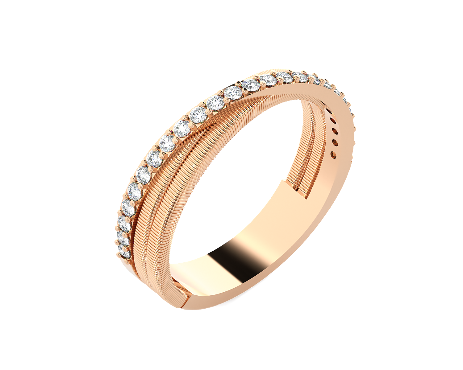 1/4 ctw Round Lab Grown Diamond Ring