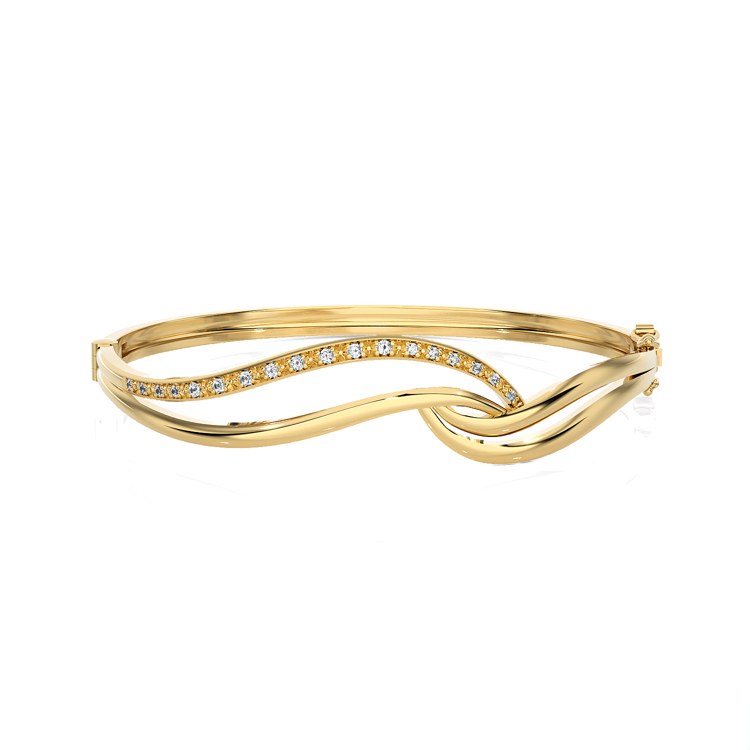 Maria Curved Bangle Bracelet