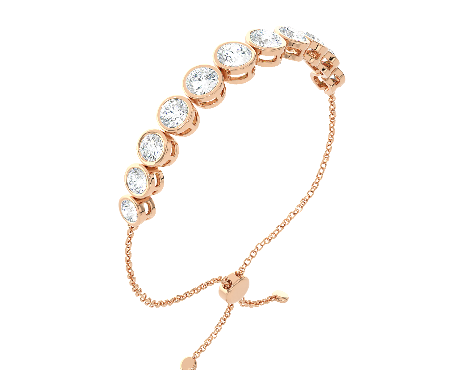 1 5/8 ctw Round Lab Grown Diamond Fashion Bracelet