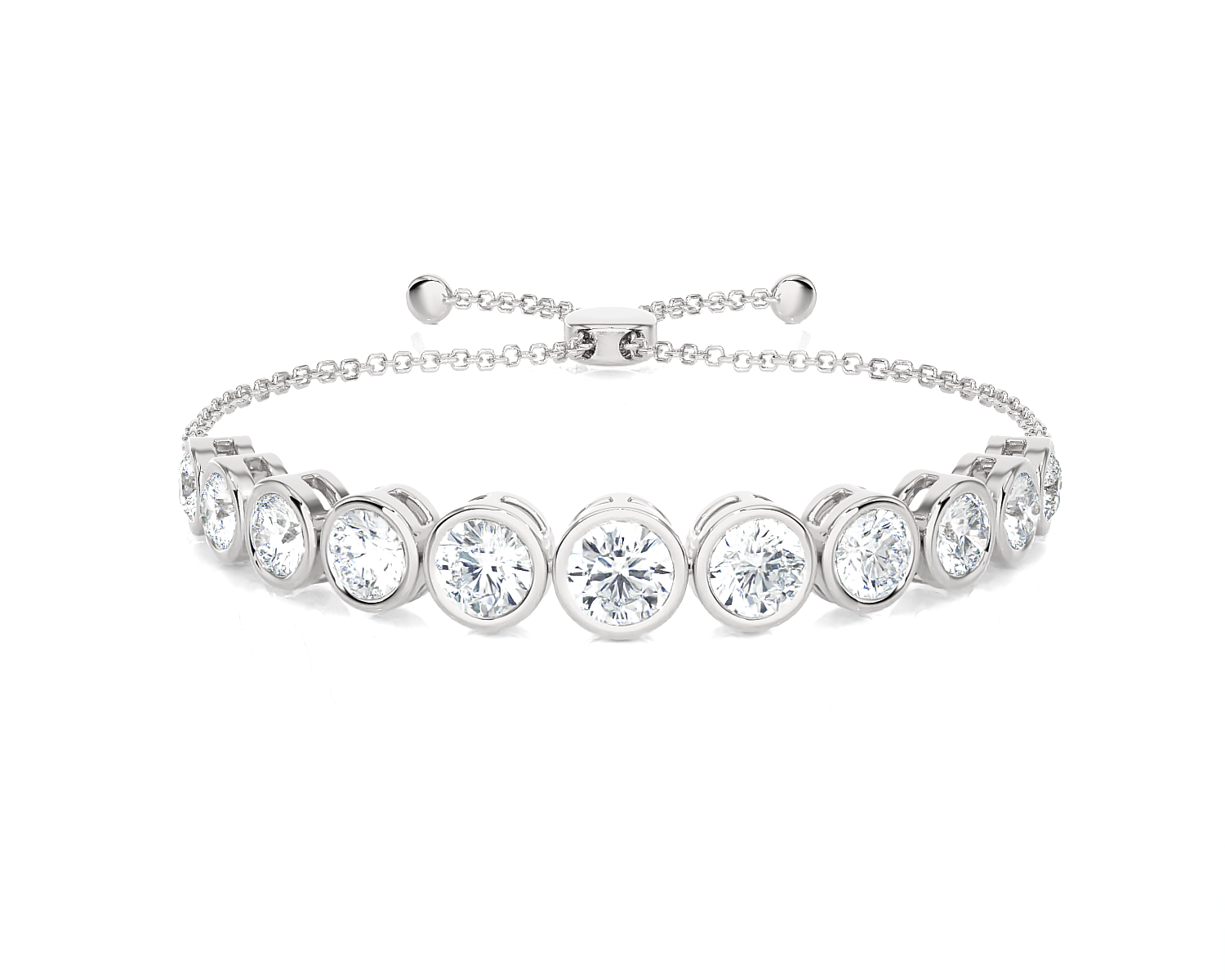1 5/8 ctw Round Lab Grown Diamond Fashion Bracelet