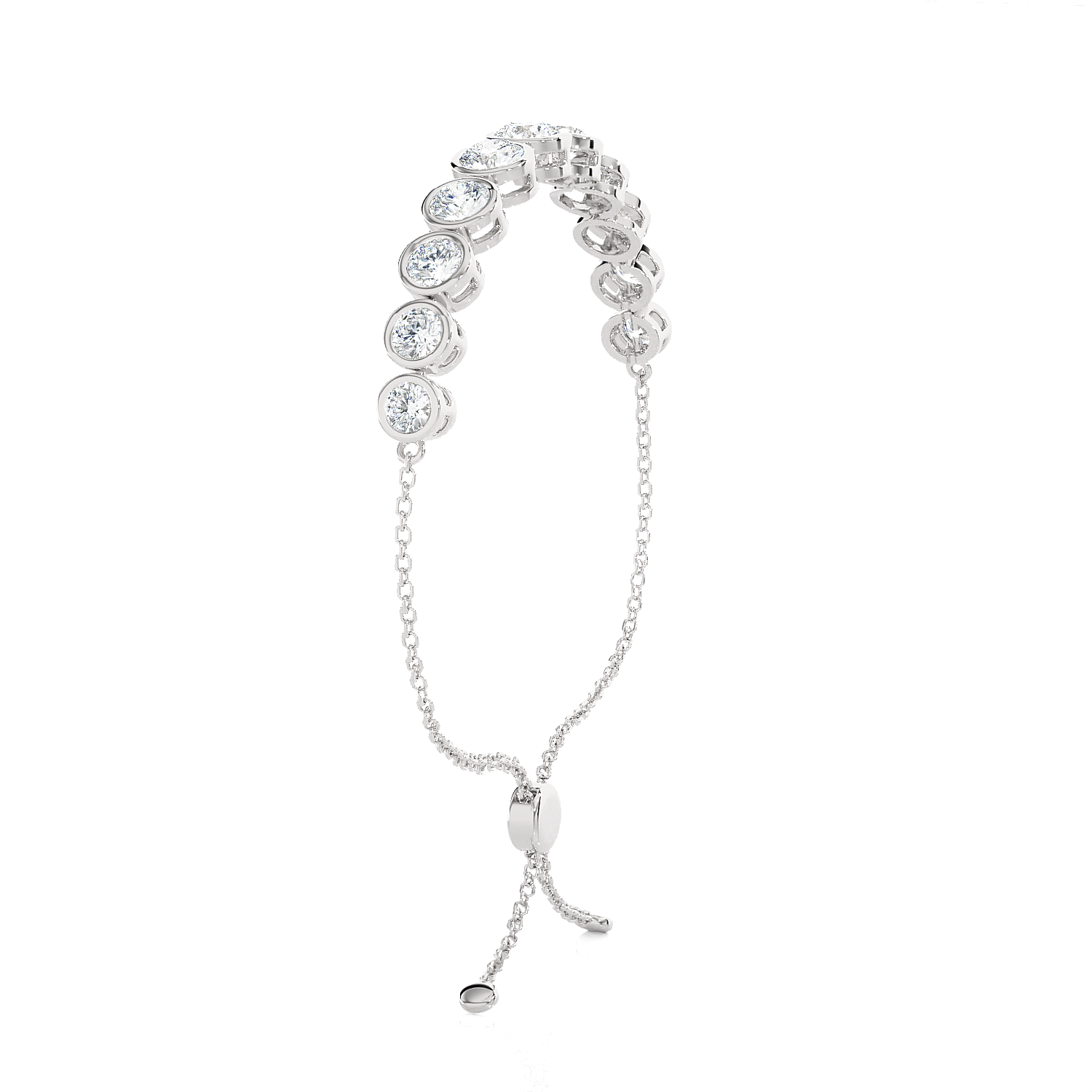 1 5/8 ctw Round Lab Grown Diamond Fashion Bracelet
