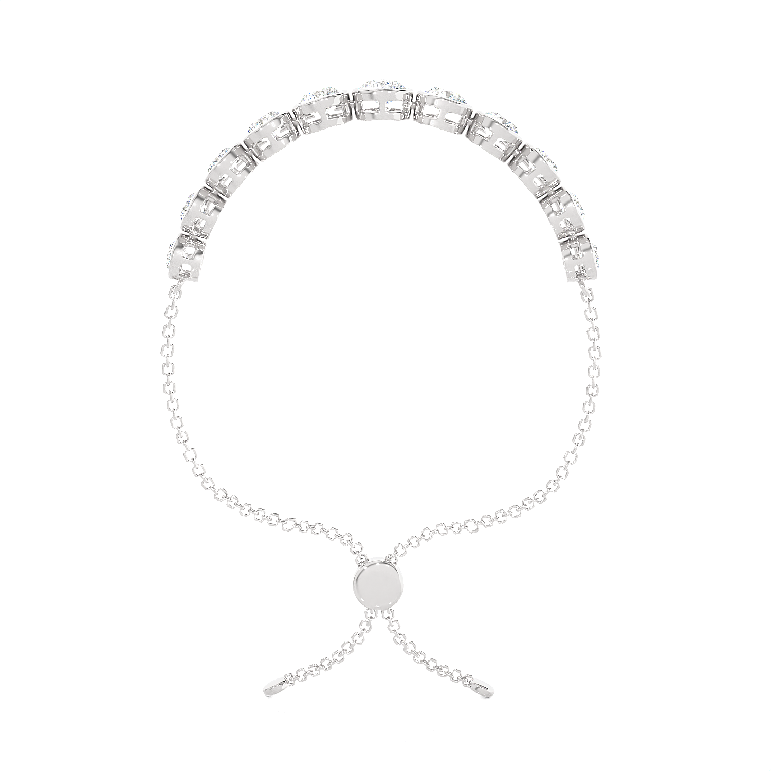 1 5/8 ctw Round Lab Grown Diamond Fashion Bracelet