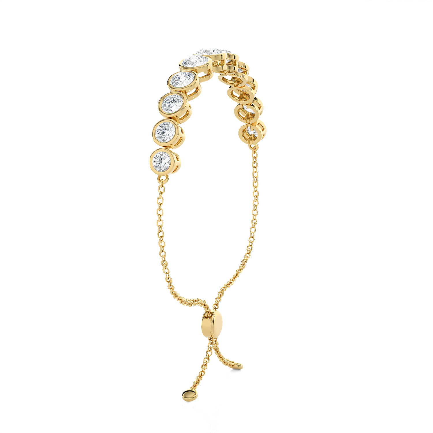 1 5/8 ctw Round Lab Grown Diamond Fashion Bracelet