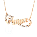 1/8  ctw Round Lab Grown Diamond Fashion Necklace