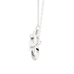 1/8  ctw Round Lab Grown Diamond Fashion Necklace