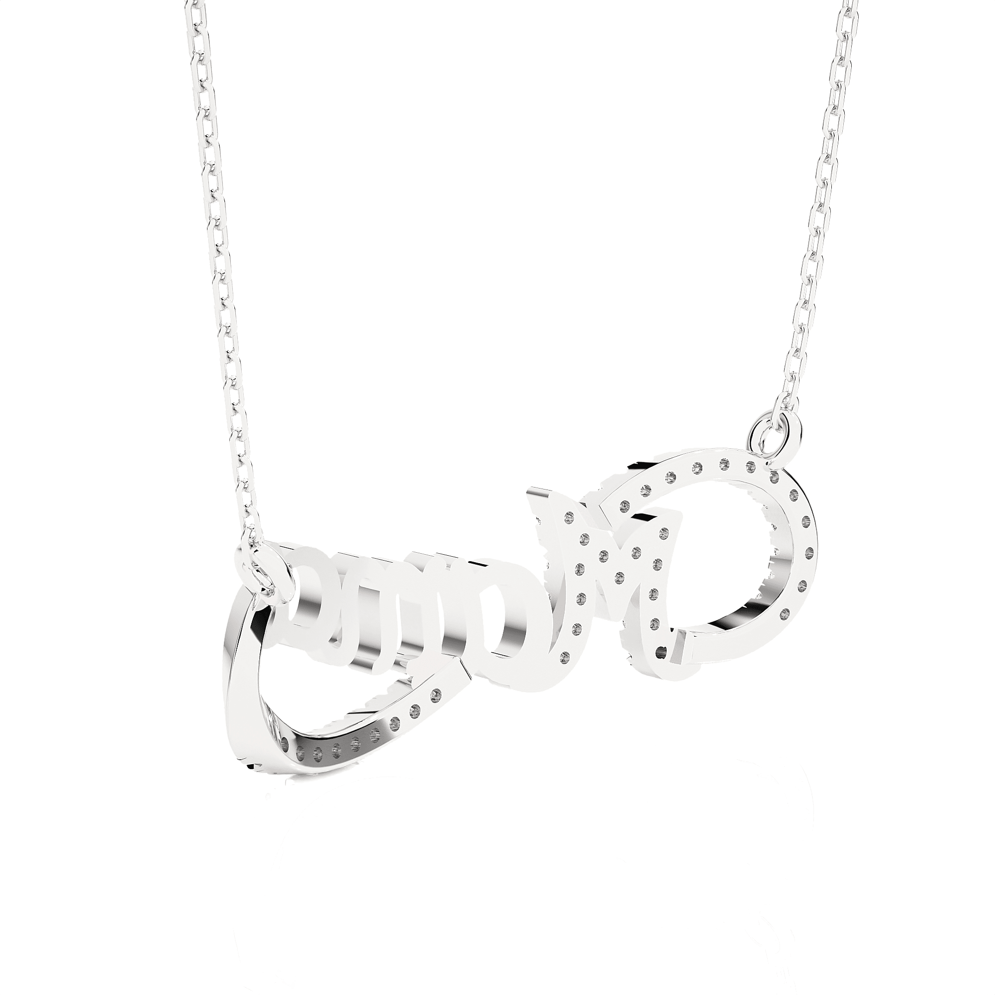 1/8  ctw Round Lab Grown Diamond Fashion Necklace