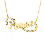 1/8  ctw Round Lab Grown Diamond Fashion Necklace