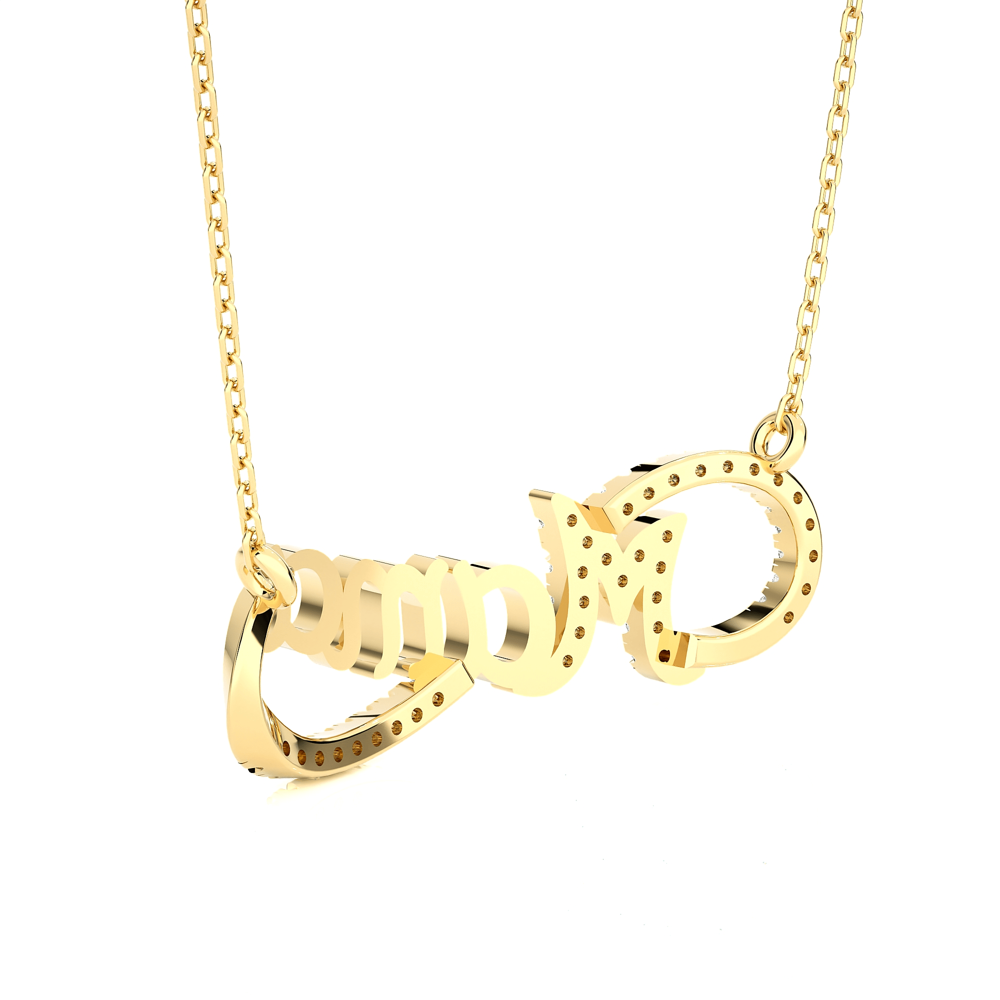 1/8  ctw Round Lab Grown Diamond Fashion Necklace