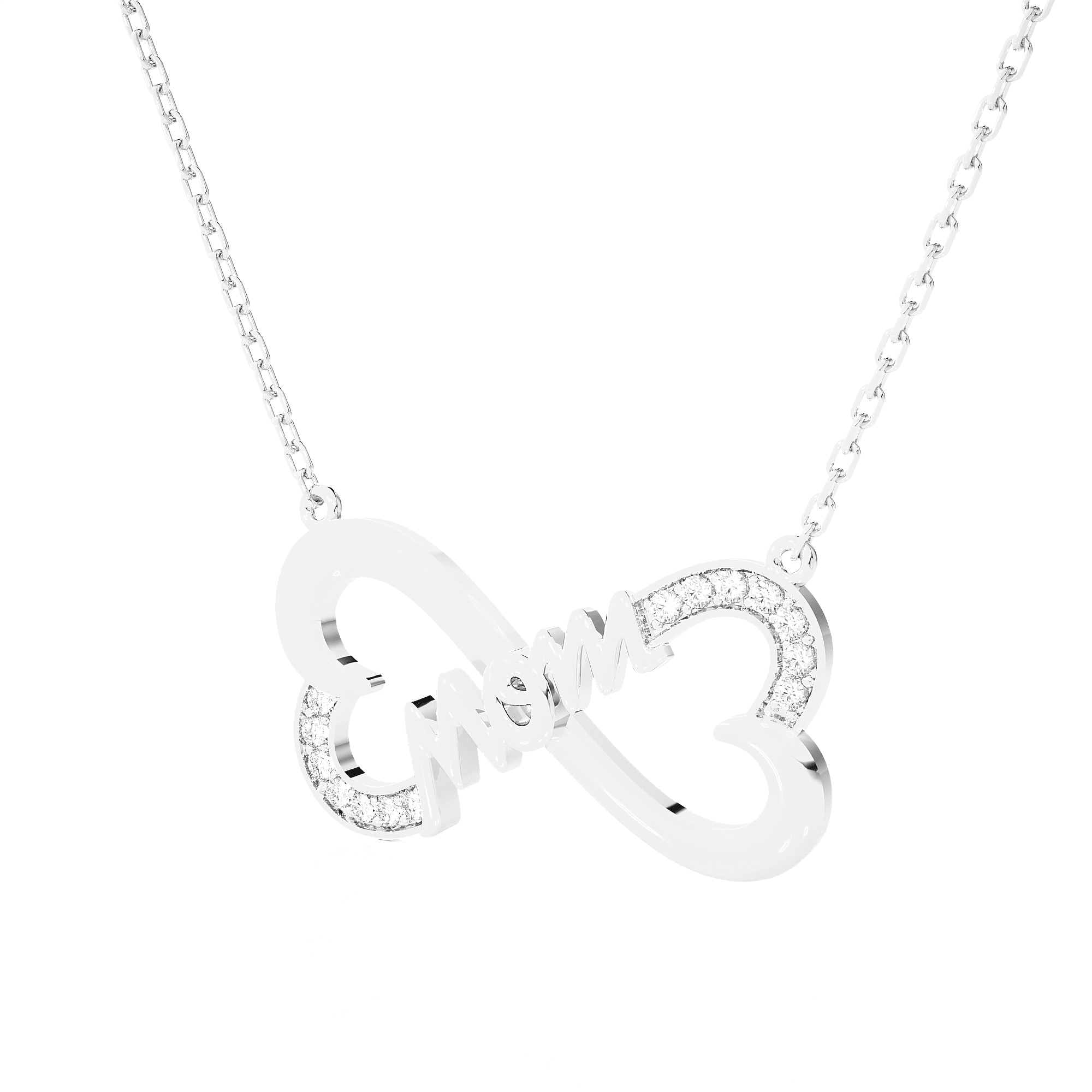 1/8  ctw Round Lab Grown Diamond Fashion Necklace