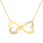 1/8  ctw Round Lab Grown Diamond Fashion Necklace