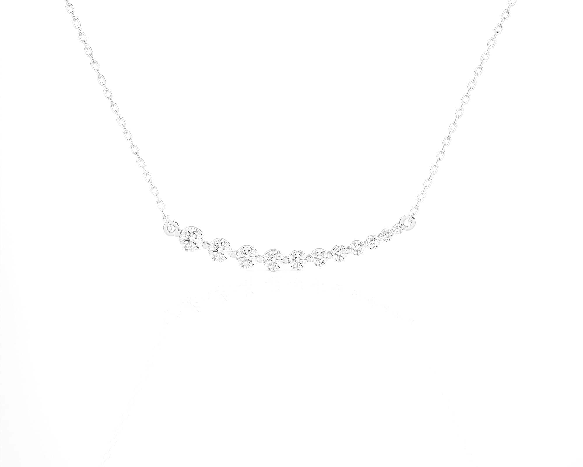 1  ctw Round Lab Grown Diamond Fashion Necklace