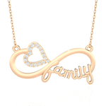 1/10  ctw Round Lab Grown Diamond Fashion Necklace