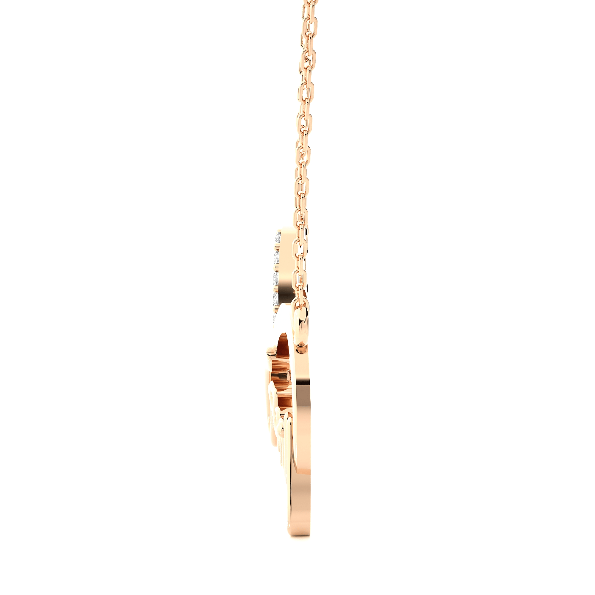 1/10  ctw Round Lab Grown Diamond Fashion Necklace