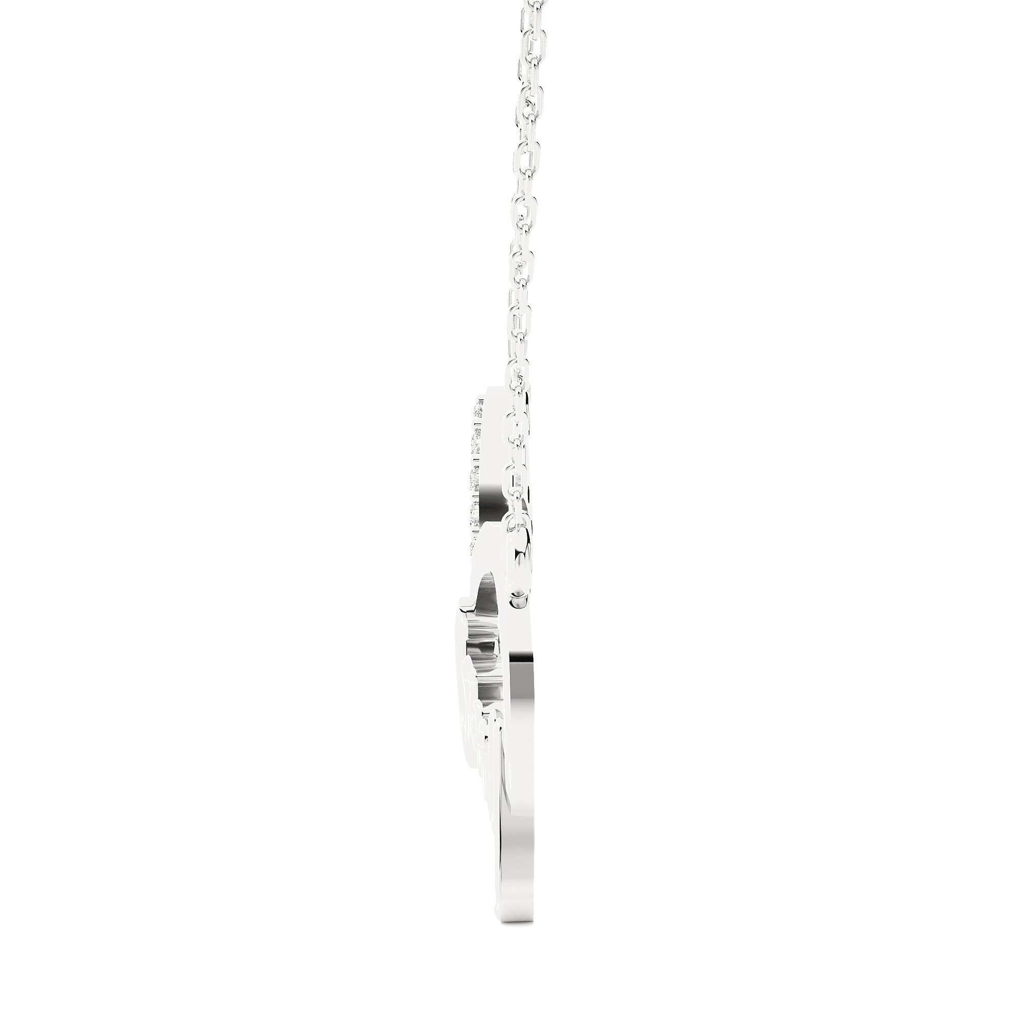 1/10  ctw Round Lab Grown Diamond Fashion Necklace