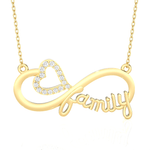 1/10  ctw Round Lab Grown Diamond Fashion Necklace