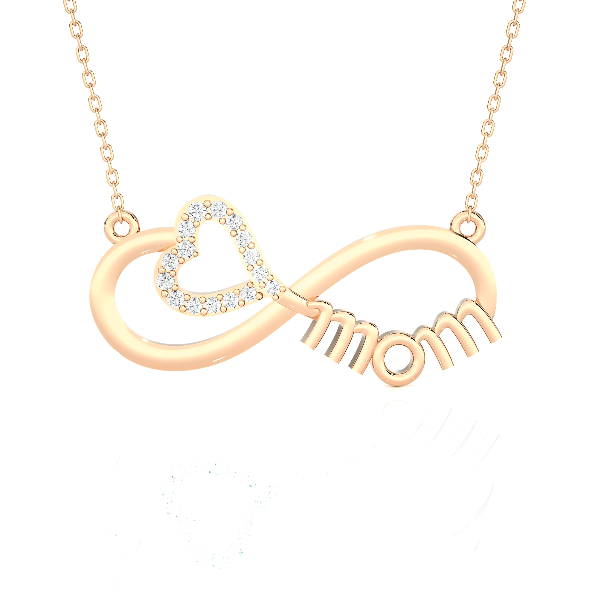 1/10  ctw Round Lab Grown Diamond Fashion Necklace