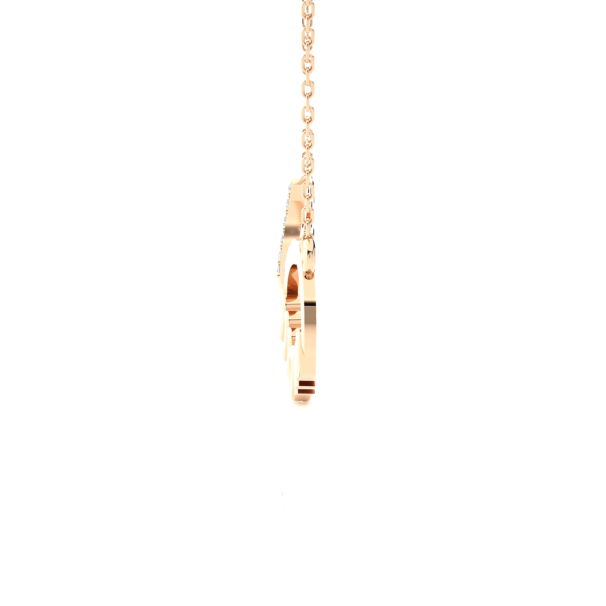 1/10  ctw Round Lab Grown Diamond Fashion Necklace