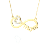 1/10  ctw Round Lab Grown Diamond Fashion Necklace