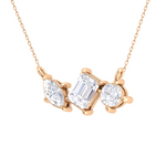 1 ctw Mix-Shape Lab Grown Diamond Fashion Necklace