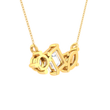 1 ctw Mix-Shape Lab Grown Diamond Fashion Necklace